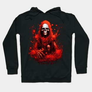 Scarlet Skeleton: Harmony of the Haunted Hoodie